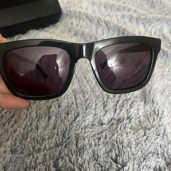 Karen Walker Deep Freeze Black Sunglasses - Celeb Fav mid 2000s Bella Hadid 2016
